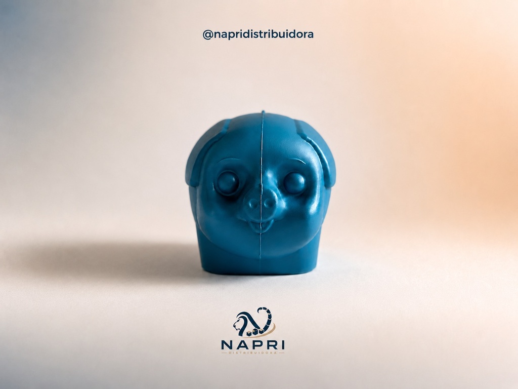 Happy Mediano (Azul con grabados)