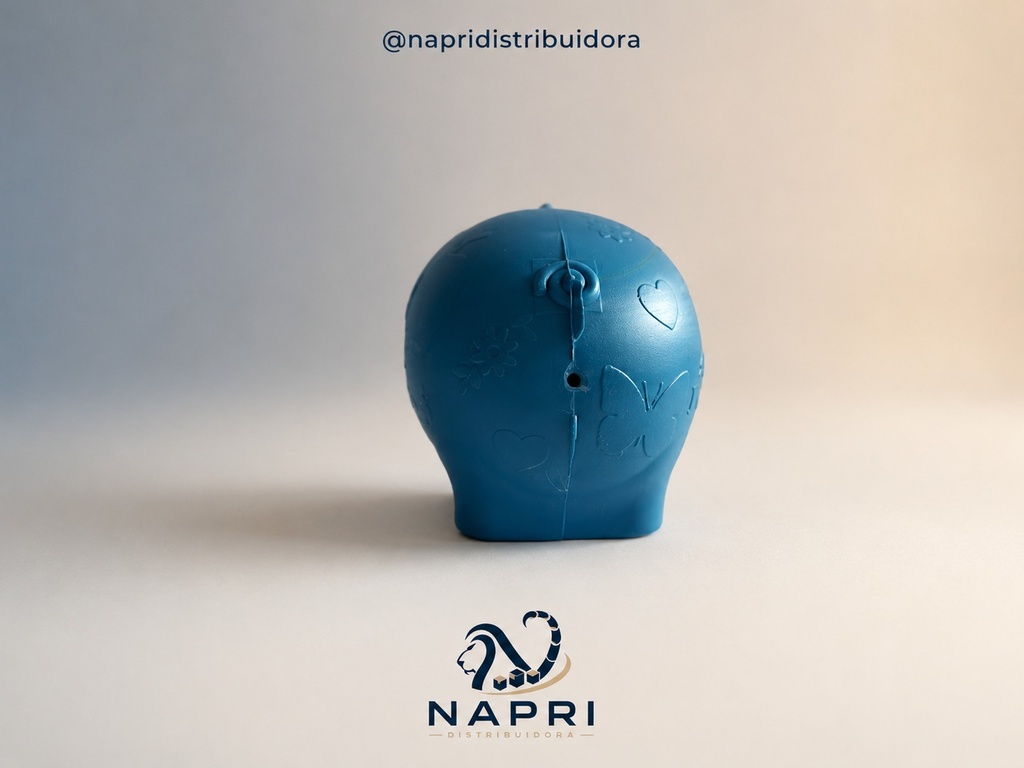 Happy Mediano (Azul con grabados)